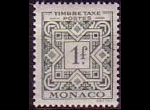Monaco Mi.Nr. P 32 Wertziffern und Ornamente (1)