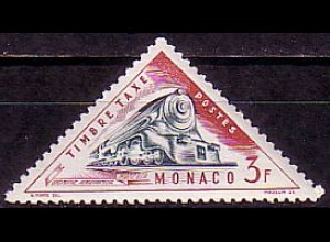 Monaco Mi.Nr. P 45 Verkehrsmittel, Lokomotive um 1950 (3)