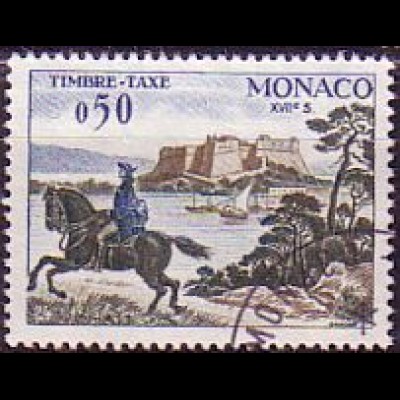 Monaco Mi.Nr. P 64 Postbeförderung, Berittener Postbote (0,50)