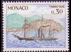 Monaco Mi.Nr. P 66 Postbeförderung, Dampfer Le Charles III. (0,30)