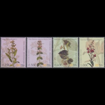 Montenegro Mi.Nr. 229-32 Einheimische Pflanzen (4 Werte)