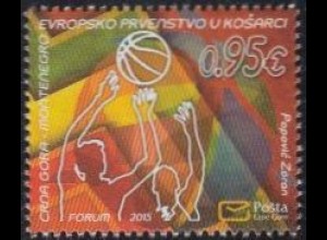 Montenegro Mi.Nr. 374 Basketball-EM (0,95)