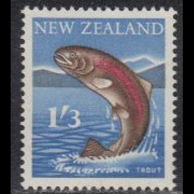 Neuseeland Mi.Nr. 403 Freim. Forelle (1'3)