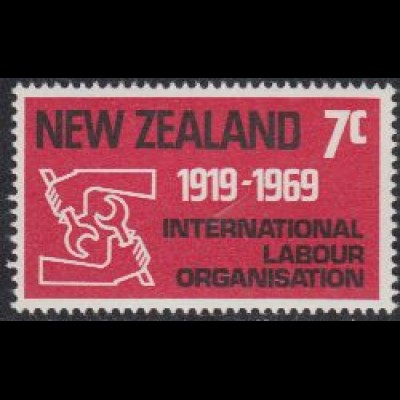 Neuseeland Mi.Nr. 498 50J. ILO (7)