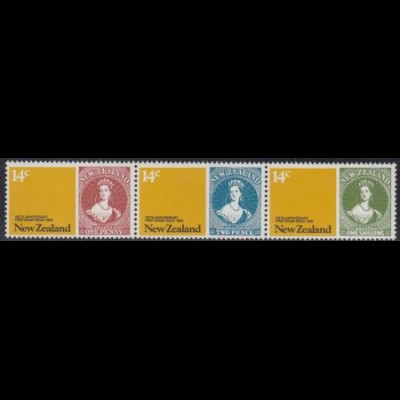 Neuseeland Mi.Nr. Zdr.790-92A 125J. neuseeländische Briefmarken (3 Werte)