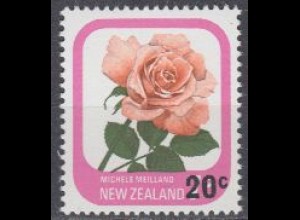 Neuseeland Mi.Nr. 815 Freim. Rose (20a.7)