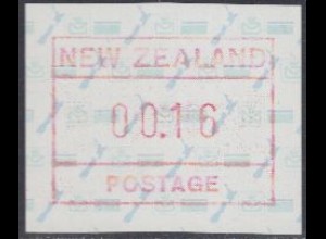 Neuseeland Mi.Nr. ATM 2 (00.16) Landkarte, Postemblem, Flagge 