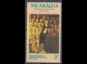 Nicaragua Mi.Nr. 1853 200 J. USA-Unabhäng., W.Pitt im Parlament (2)