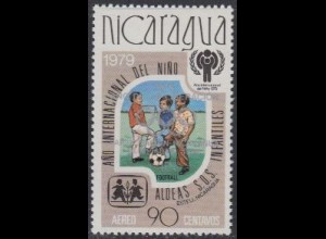 Nicaragua Mi.Nr. 2081b Olymp. Sommerspiele Moskau, Fußball (90)