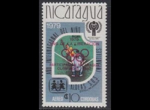 Nicaragua Mi.Nr. 2084a Olymp. Sommerspiele Moskau, Baseball (10)