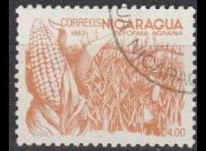 Nicaragua Mi.Nr. 2451 Freim. Landwirtschaftsreform, Mais (4,00)
