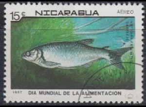 Nicaragua Mi.Nr. 2832 Welternährungstag Fische, Silbersalmler (15)