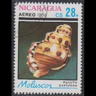 Nicaragua Mi.Nr. 2892 Muscheln und Schnecken, Ranella pustulosa (28)