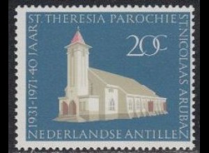 Niederl.Antillen Mi.Nr. 228 Pfarrkirche St. Nicolaas (20)