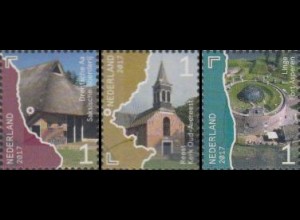 Niederlande Mi.Nr. 3559-61 Schöne Niederlande, Strom- und Flusstäler (3 Werte)