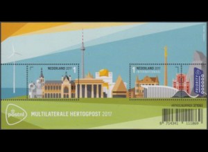 Niederlande MiNr. Block 171 Bfm.ausstellung HERTOGPOST 2017
