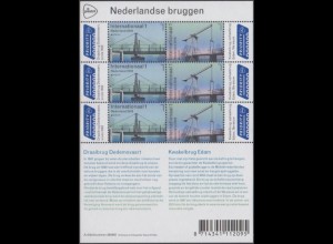 Niederlande MiNr. Klbg.3698-99A Europa 18, Brücken (mt 3 x 3698A-99A)