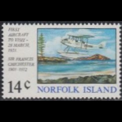 Norfolk-Insel Mi.Nr. 153 1.Flugzeuglandung auf Norfolk-Insel (14)