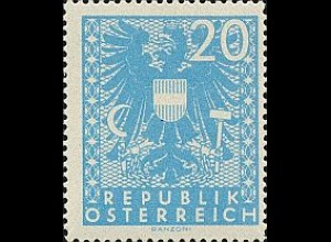 Österreich Mi.Nr. 706 Freim. Wappenzeichnung (20)