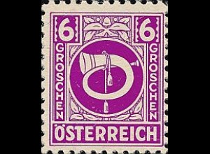 Österreich Mi.Nr. 725 Freim. Posthorn (6)