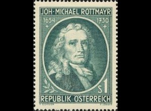 Österreich Mi.Nr. 1007 300 Geb. JM. Rottmayr v. Rosenbrunn, Maler (1)