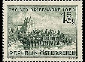 Österreich Mi.Nr. 1010 Tag der Briefmarke 1954, Stift Melk (1S+25g)