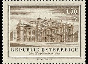 Österreich Mi.Nr. 1020 Wiedereröffnung Burgtheater (1,50)