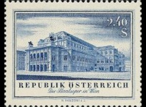 Österreich Mi.Nr. 1021 Wiedereröffnung Staatsoper (2,40)