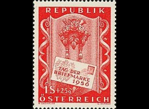 Österreich Mi.Nr. 1029 Tag der Briefmarke 1956 (1S+25g)