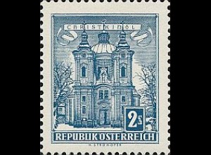 Österreich Mi.Nr. 1049 Freim. Gnadenkirche Christkindl (2)