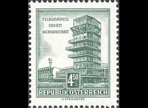 Österreich Mi.Nr. 1052 Freim. Kommandoturm Flugh. Wien Schechat (4,50)