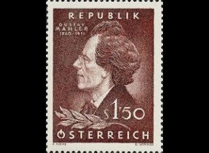 Österreich Mi.Nr. 1078 100 Geb. Gustav Mahler, Komponist (1,5)