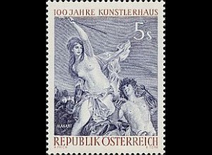 Österreich Mi.Nr. 1090 Bildende Künstler, Gemälde Adriadne, Hans Makart (5)