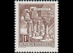 Österreich Mi.Nr. 1324 Freim., Kreuzgang Stift Millstatt (1)