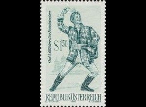 Österreich Mi.Nr. 1331 Berühmte Operetten Millöcker Der Bettelstudent (0,70)