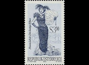 Österreich Mi.Nr. 1333 Berühmte Operetten Lehár Die lustige Witwe (3,50)