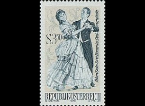 Österreich Mi.Nr. 1340 Berühmte Operetten Stolz Zwei Herzem im 3/4Takt (3,50)
