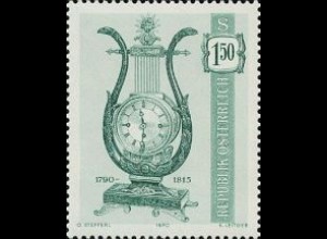 Österreich Mi.Nr. 1344 Alte Uhren Uhr von 1790-1815 (1,50)