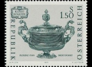 Österreich Mi.Nr. 1355 Kunstschätze Deckelschale Florenz (1,50)