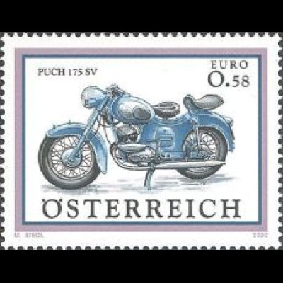 Österreich Mi.Nr. 2398 Motorräder, Puch 175 SV (0,58)