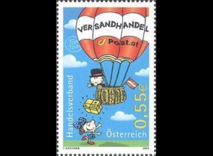 Österreich Mi.Nr. 2445 Versandhandel, Postbote in Ballon (0,55)