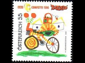 Österreich Mi.Nr. 2492 Kinderfernsehen, Das turbotolle Fahrrad, Kinderz. (55)