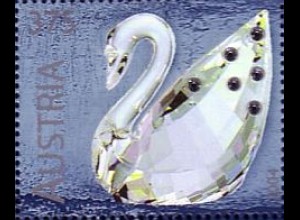 Österreich Mi.Nr. 2496 Swarovski Kristallwelten, Schwan (3,75)