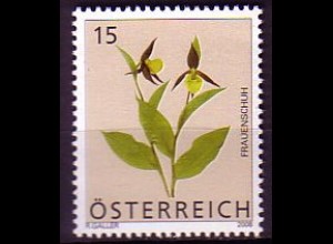 Österreich Mi.Nr. 2696 Freim. Blumen, Frauenschuh (15)