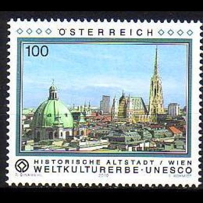 Österreich Mi.Nr. 2901 Historische Altstadt Wien, UNESCO Welterbe (100)