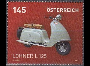 Österreich Mi.Nr. 2972 Motorroller Lohner L 125 (1959) (145)
