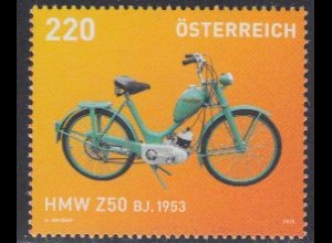 Österreich Mi.Nr. 3047 Motorrad HMW Z50 der Halleiner Motorenwerke (220)