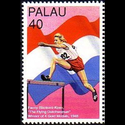Palau Mi.Nr. 1084 100 Jahre Olympische Spiele, Blankers-Koen (40)