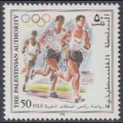 Palästina Mi.Nr. 54 Olympia 1996 Atlanta, Langstreckenlaufen (50)