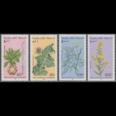 Palästina Mi.Nr. 86-89 Einheimische Heilpflanzen (4 Werte)